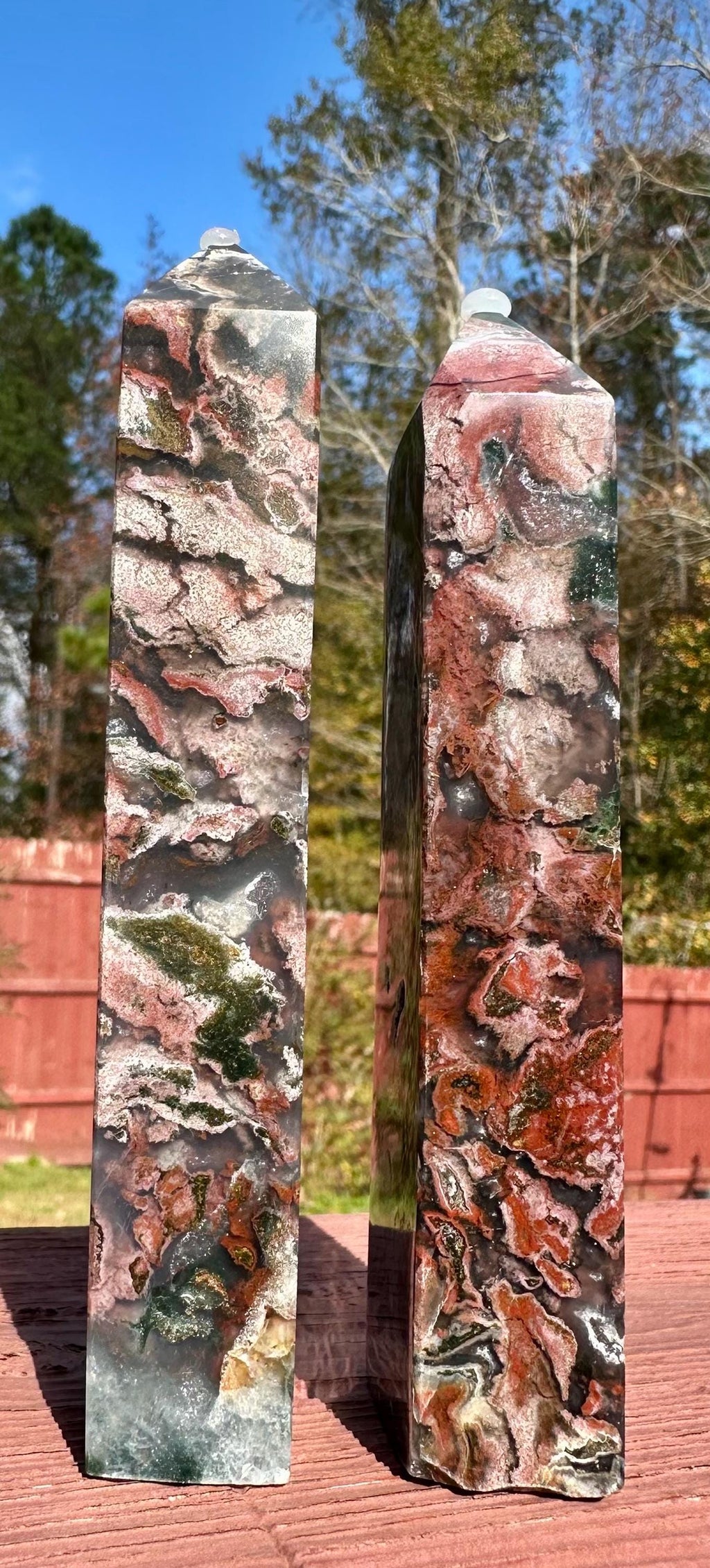 Rare and Radiant Muse Cosmic Jasper Tower from Madagascar