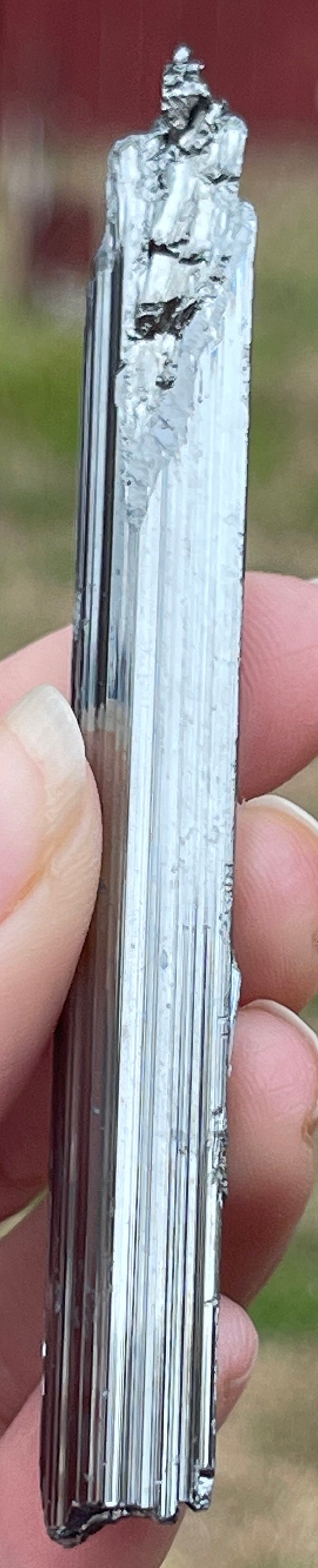 37 Grams Dual-Toned Stibnite Blade from Hunan Province, China