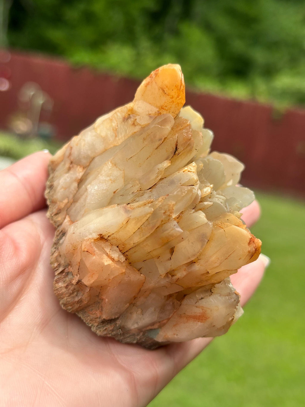 412 Grams Amphibole AKA Bone Quartz Cluster from Balochistan, Pakistan