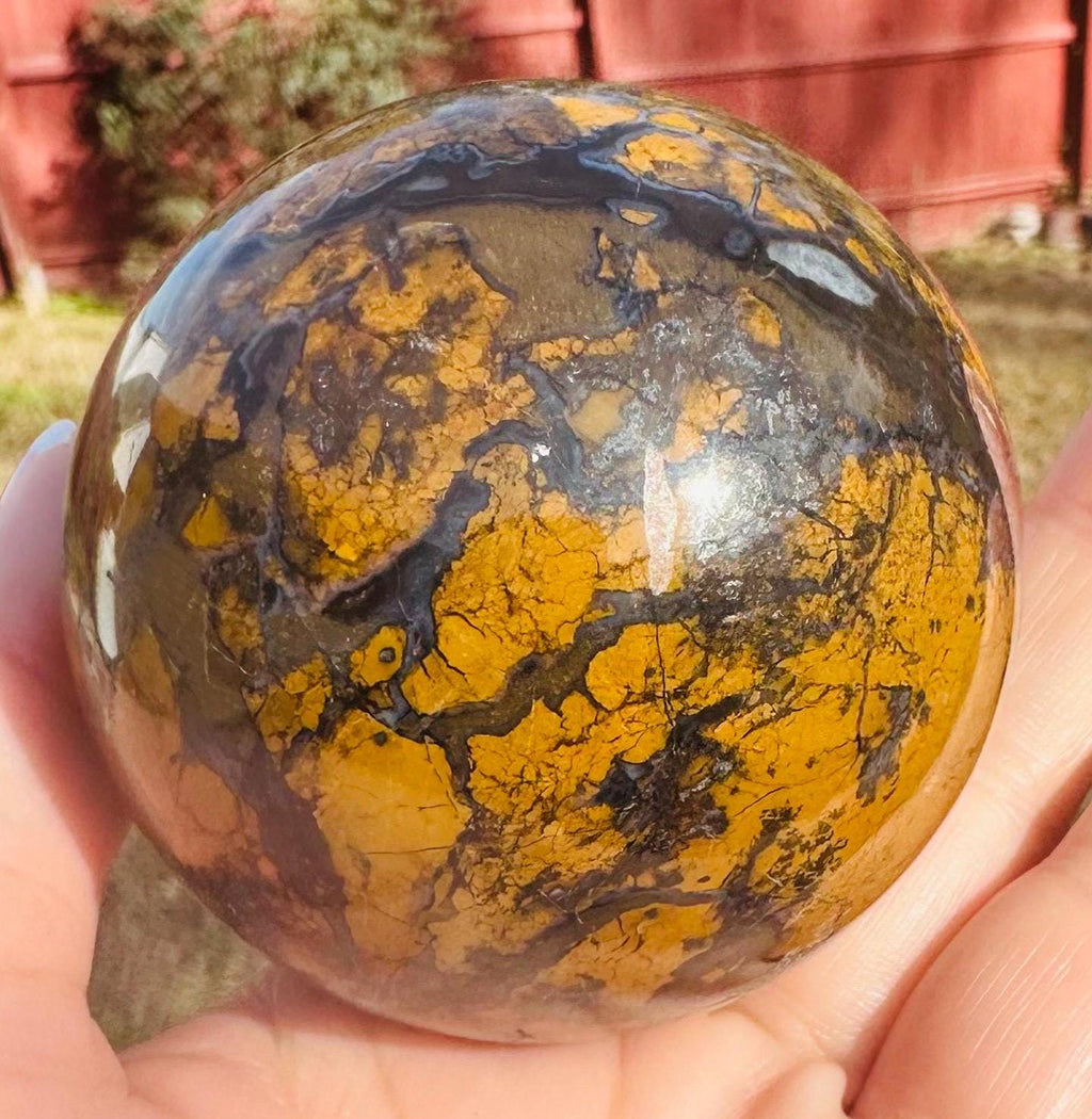 422 Grams HQ Brecciated Jasper Sphere