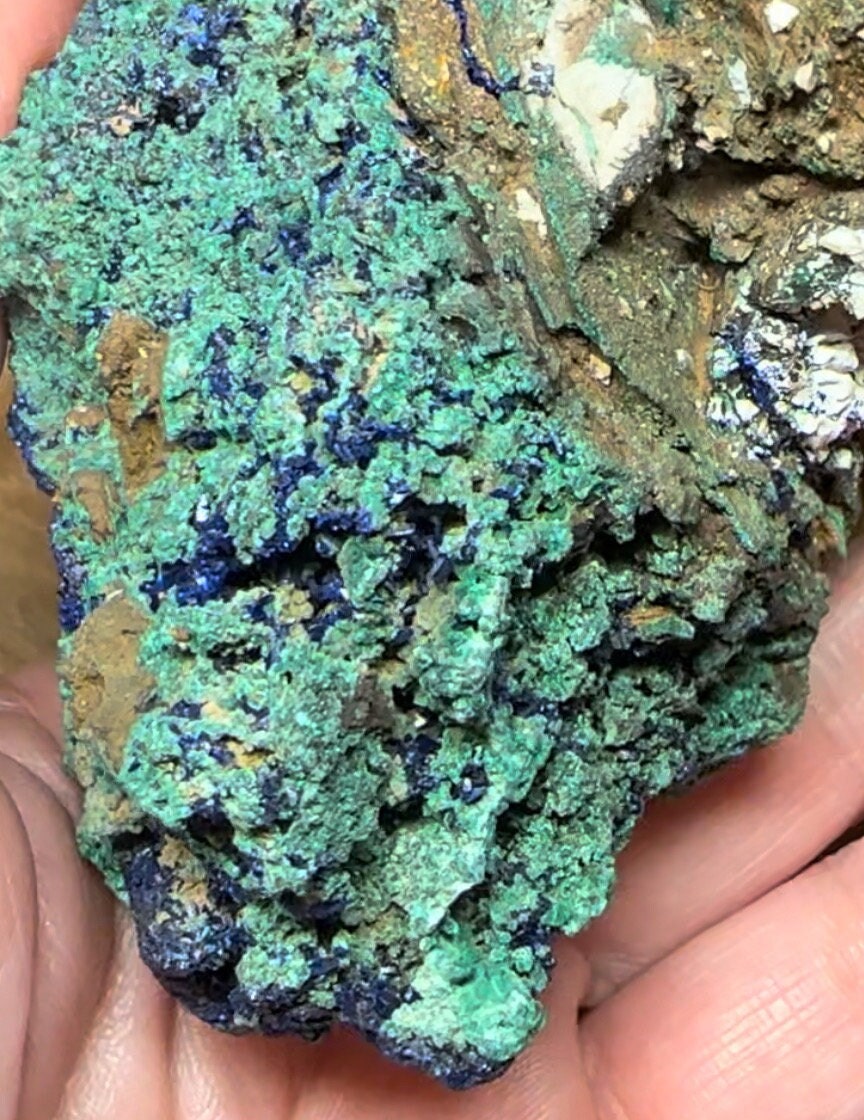 300 Grams Splarkly Azurite and Malachite Cabinet Specimen