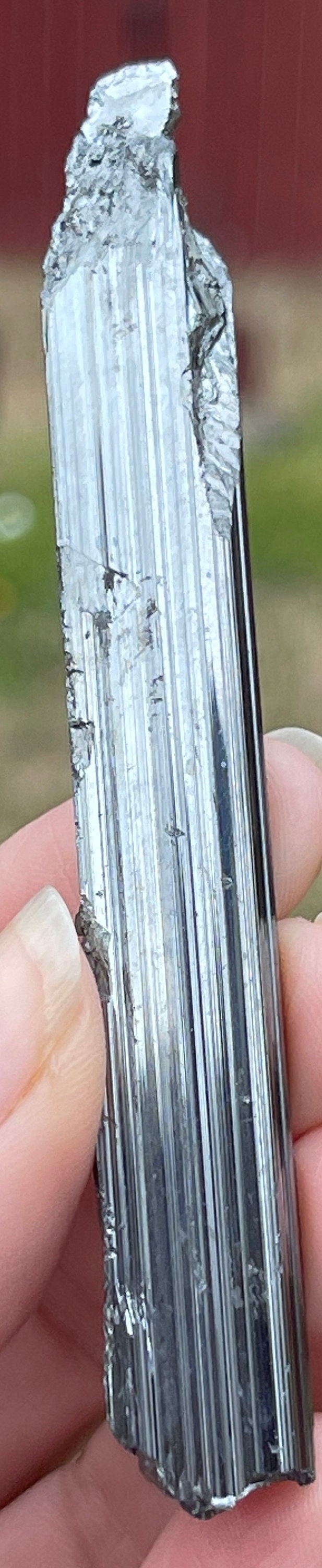 37 Grams Dual-Toned Stibnite Blade from Hunan Province, China