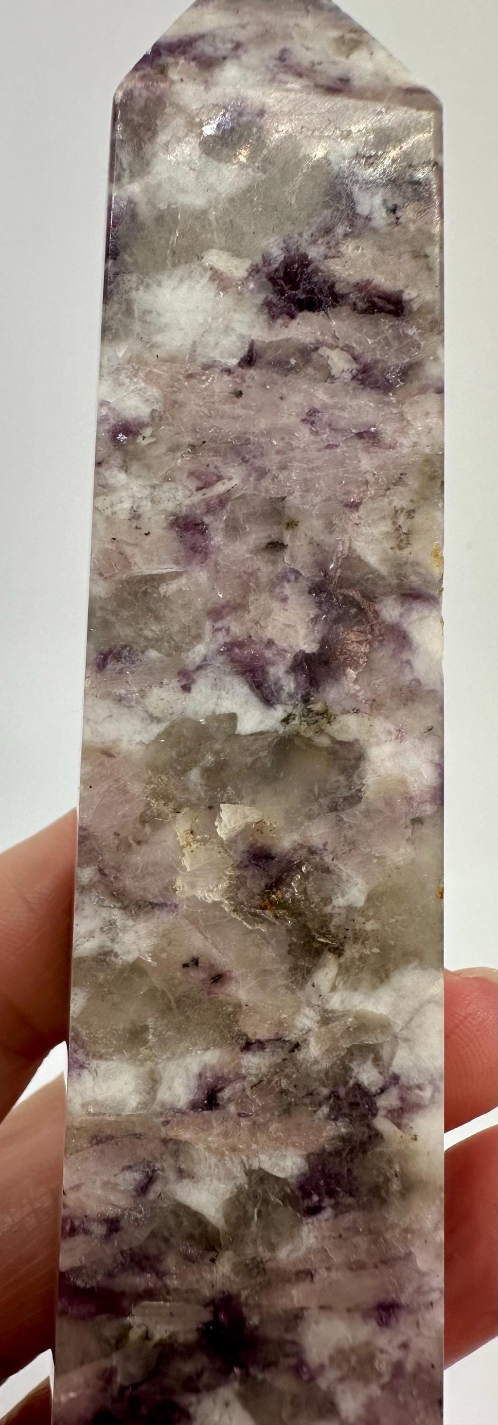 Your Choice of Pink Tourmaline in Smoky Quartz with Lepidolite, Mica & Feldspar Tower from Madagascar