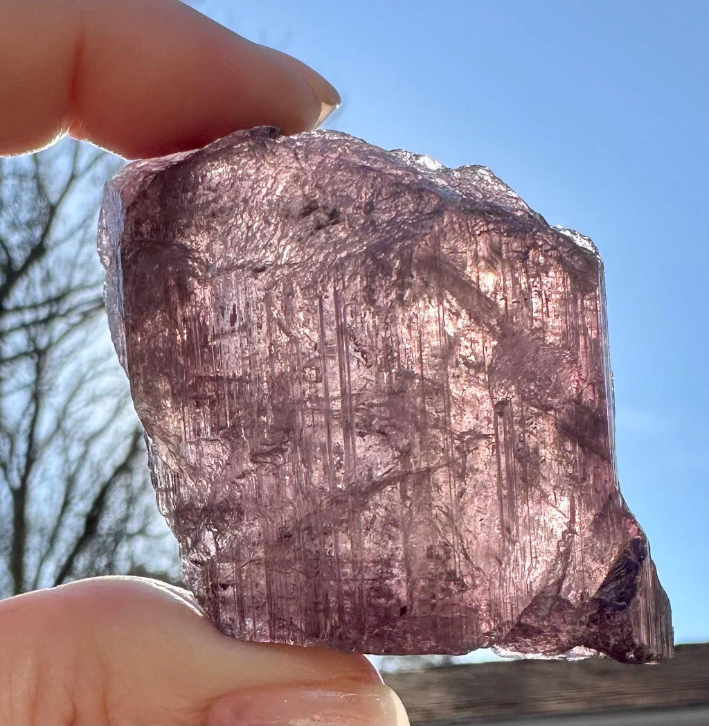 96 grams Translucent Purple Scapolite from Afghanistan